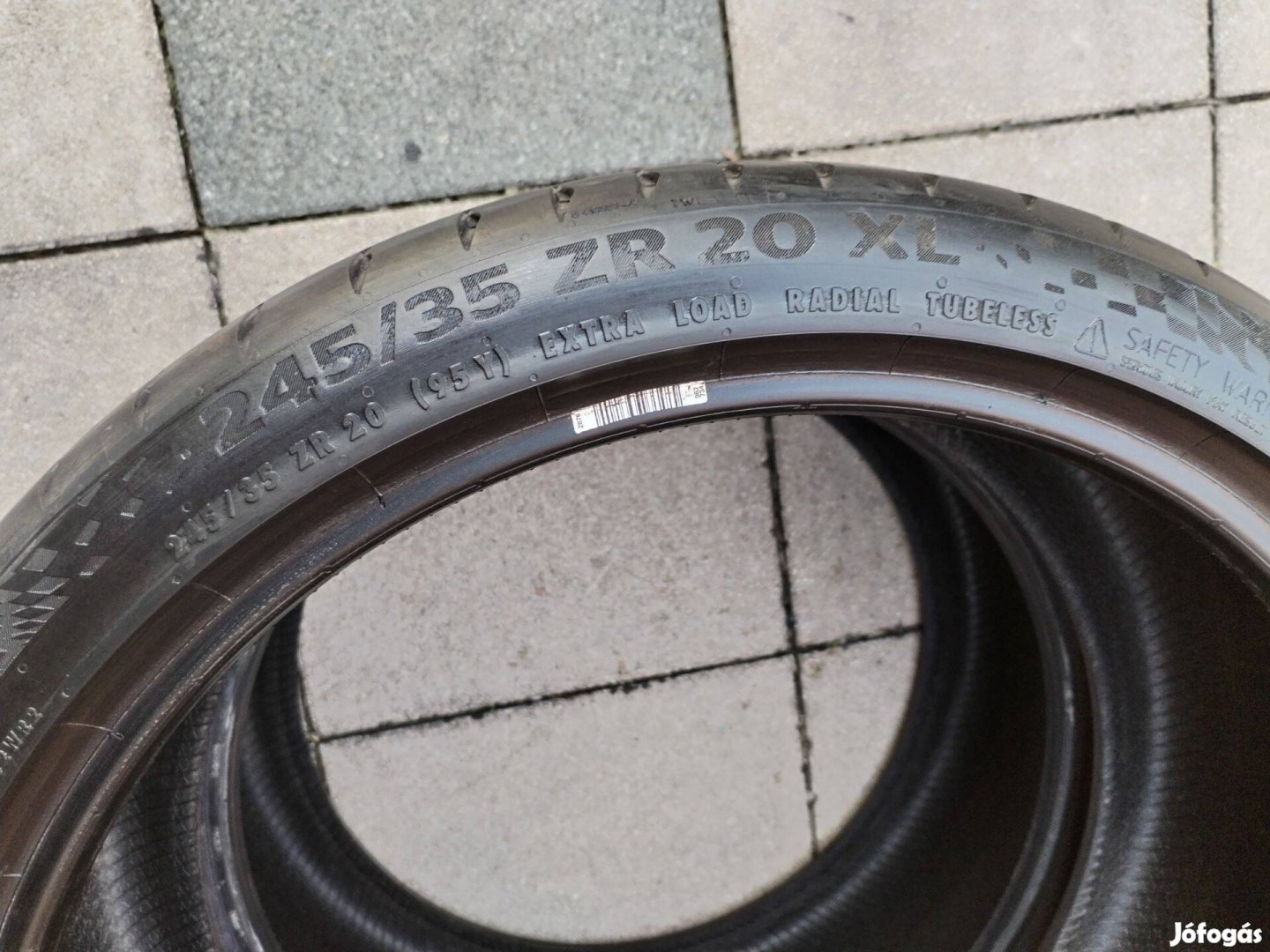 245 35 20 continental 245/35 R 20 nyári gumi 2 db 2024.11.hét