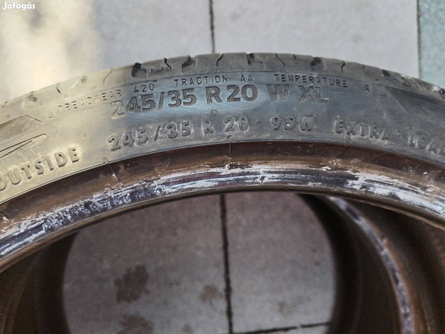 245 35 20 continental 245/35 R 20 nyári gumi 2 db