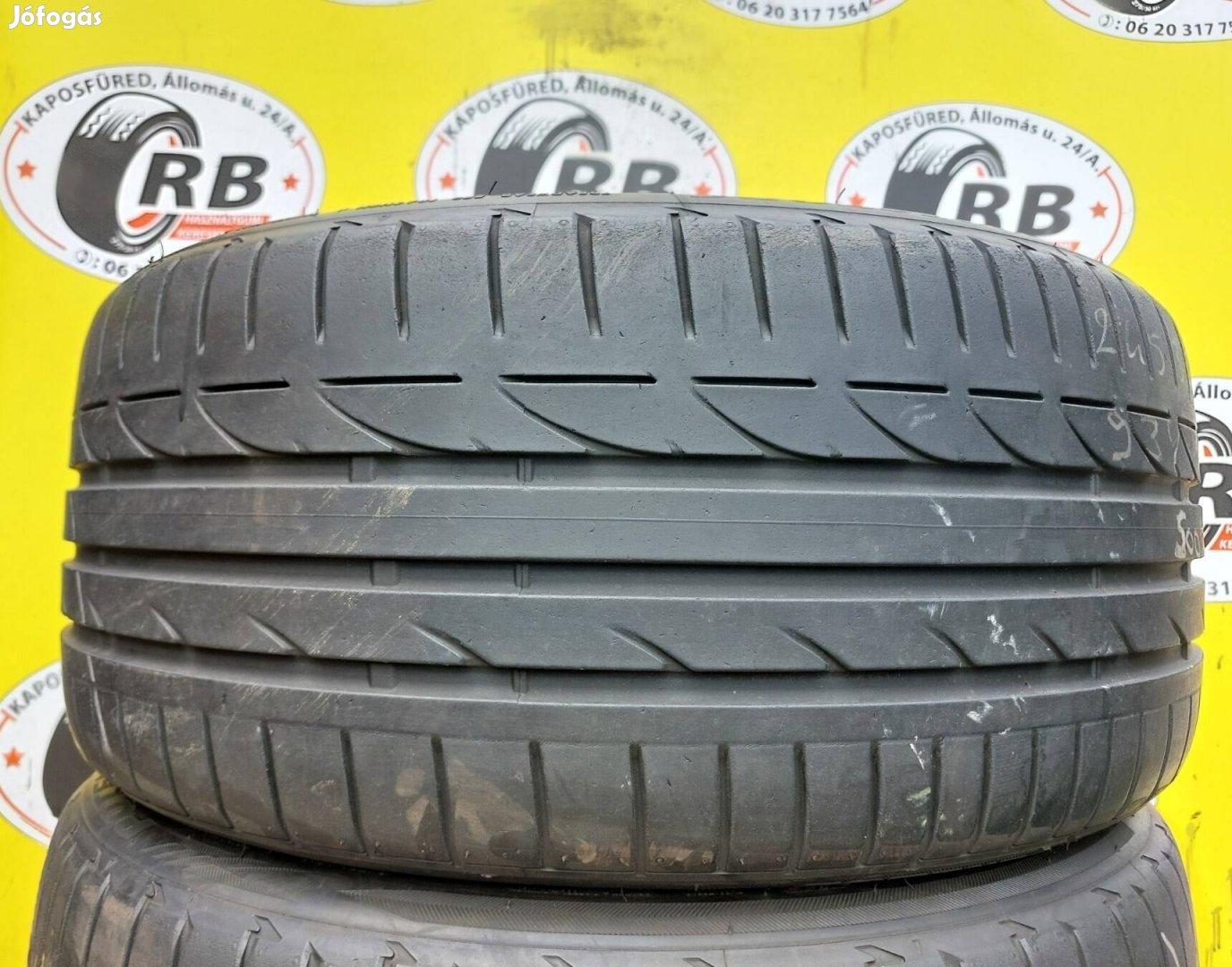 245/35 r19 Bridgeston Potenza S001,,Évjárat2020,,7-6mm,,27500/db