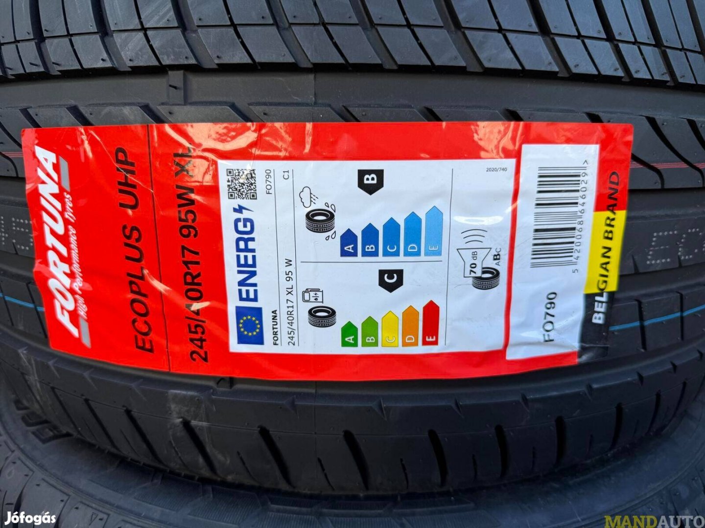 245/40R17 Fortuna Ecoplus UHP(XL),Új nyárigumi