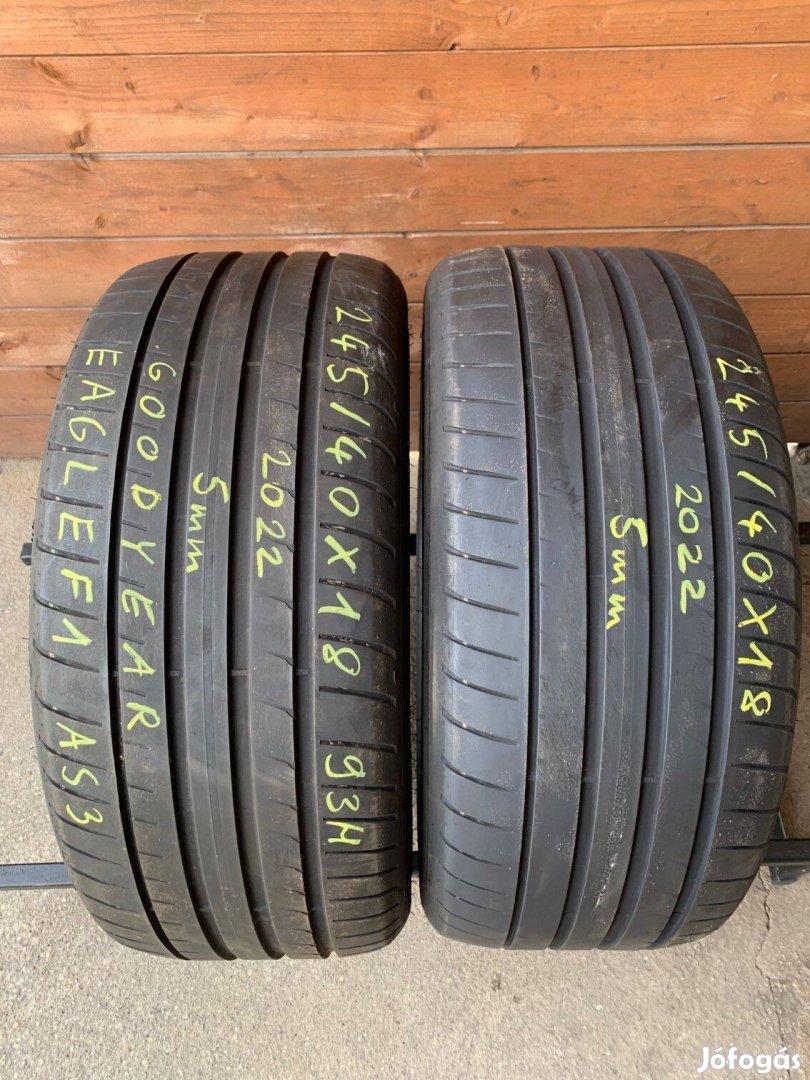 245/40R18 245 40 18 245/40x18 Goodyear nyári gumi eladó