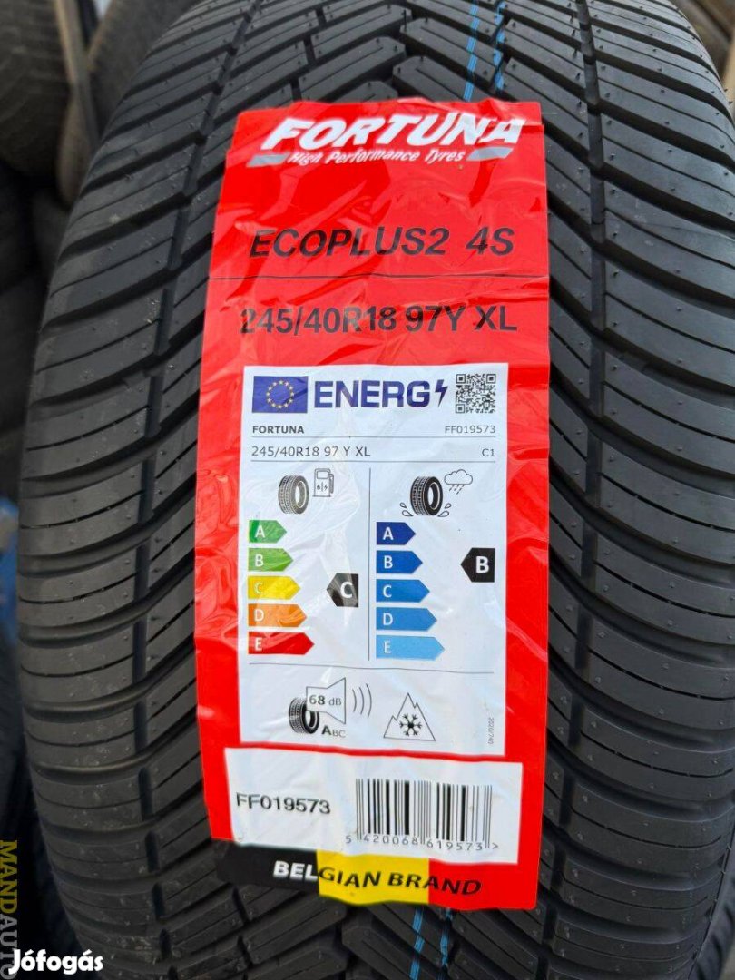 245/40R18 Fortuna Ecoplus2 4Season,Új négy évszakos gumi