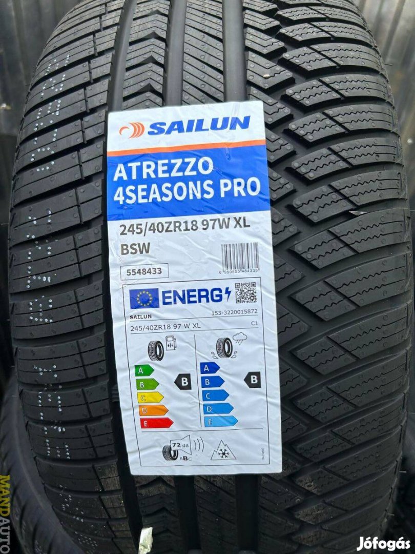 245/40R18 Sailun 4Seasons(XL),Új négy évszakos gumi