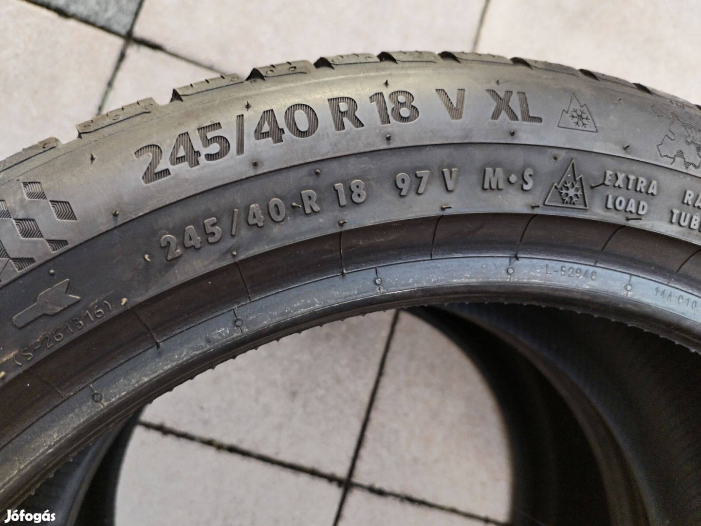 245 40 18 téli gumi 2 db continental 2022.31.hét