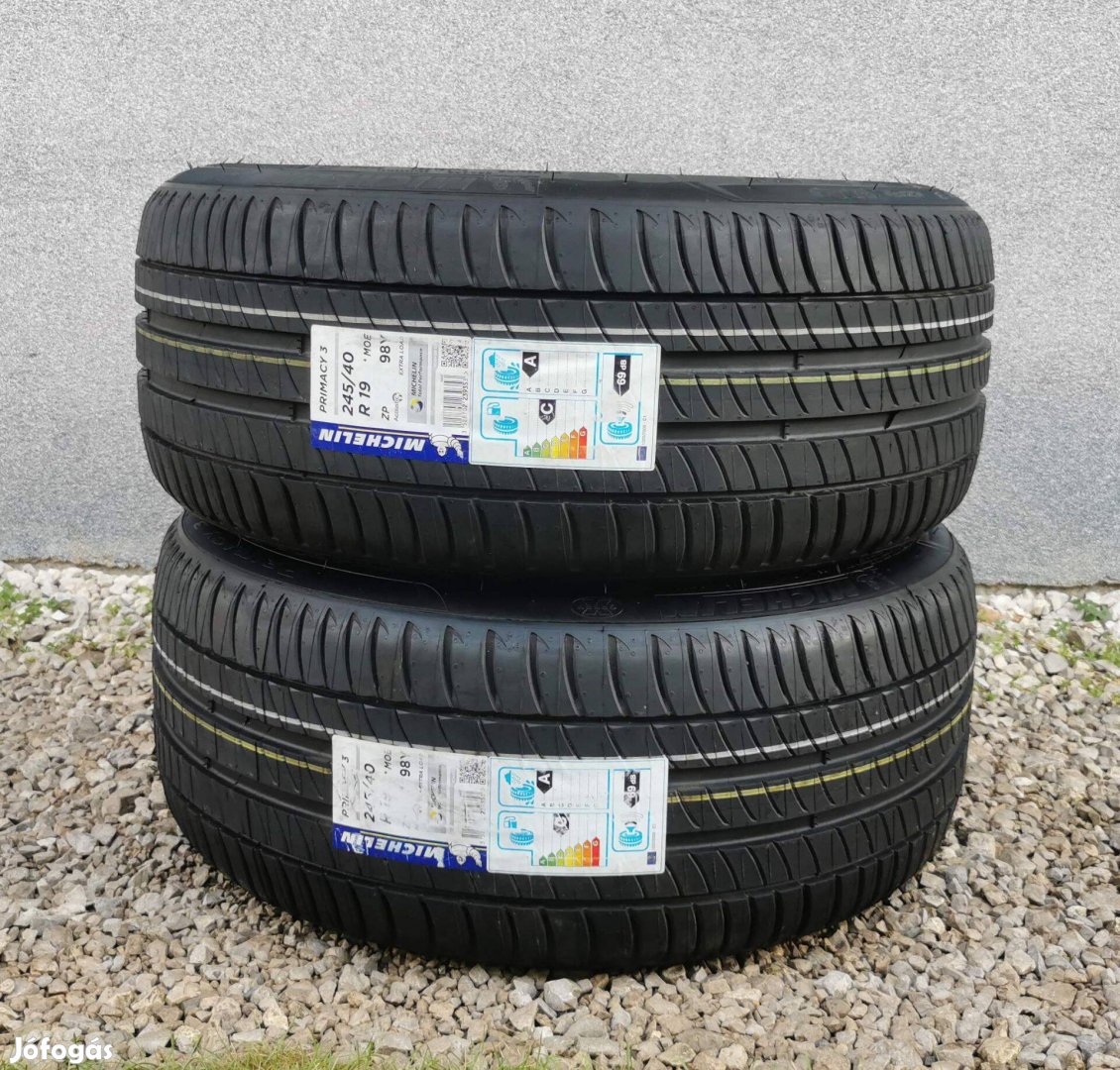 245/40 R19 Michelin Primacy 3 2db nyárigumi Új