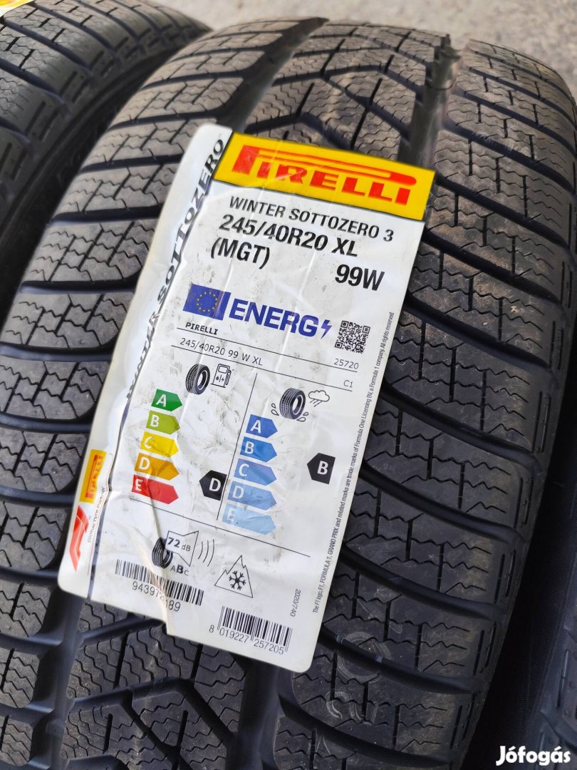 245/40 R20 pirelli új téligumi 