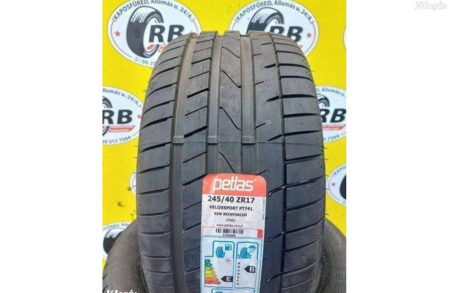 245/40 r17 Új Petlas nyári 2020 32000 Ft/db