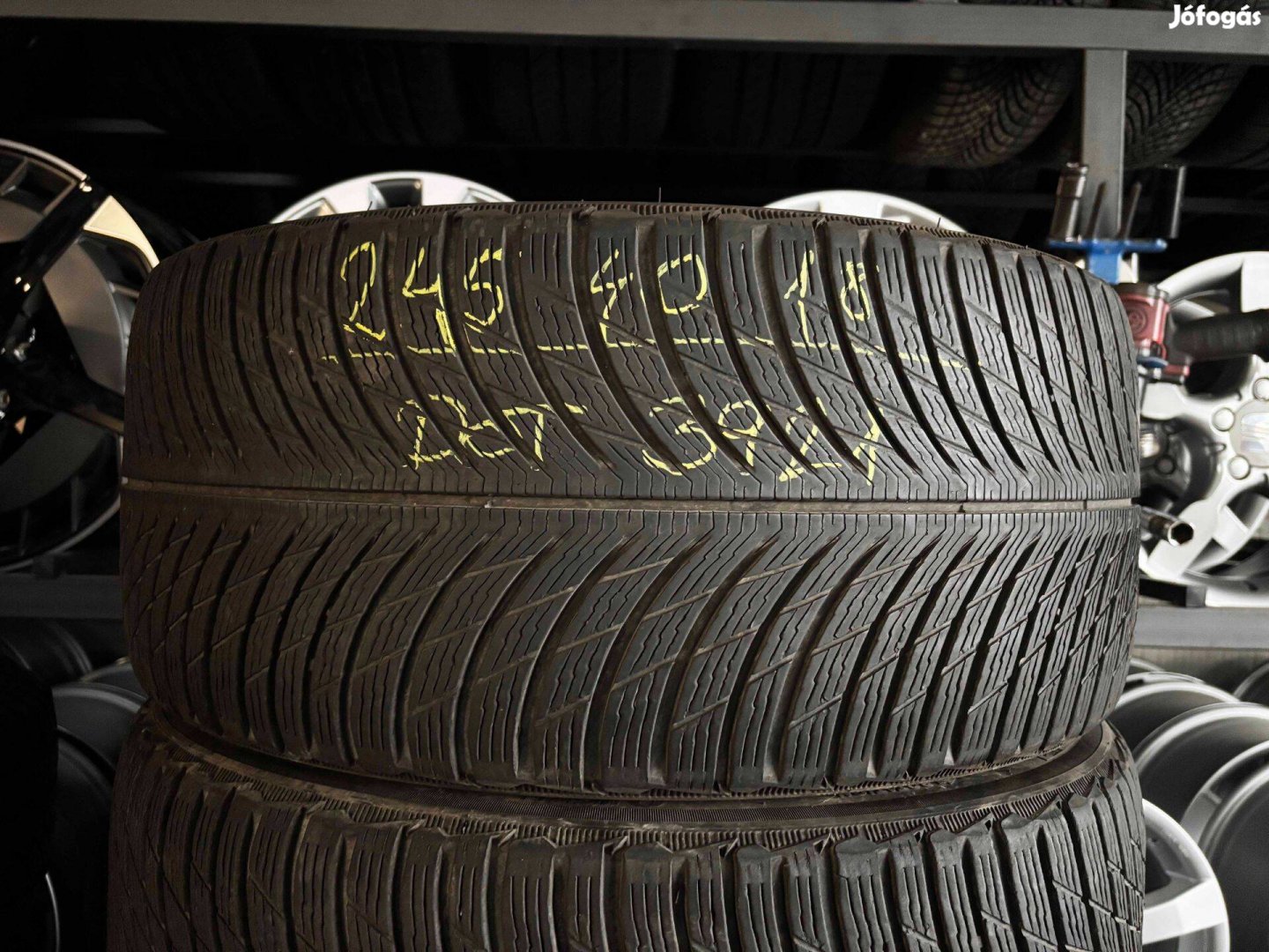 245/40 r18 Michelin 2021 téligumi 4db eladó 245/40r18 garnitúra