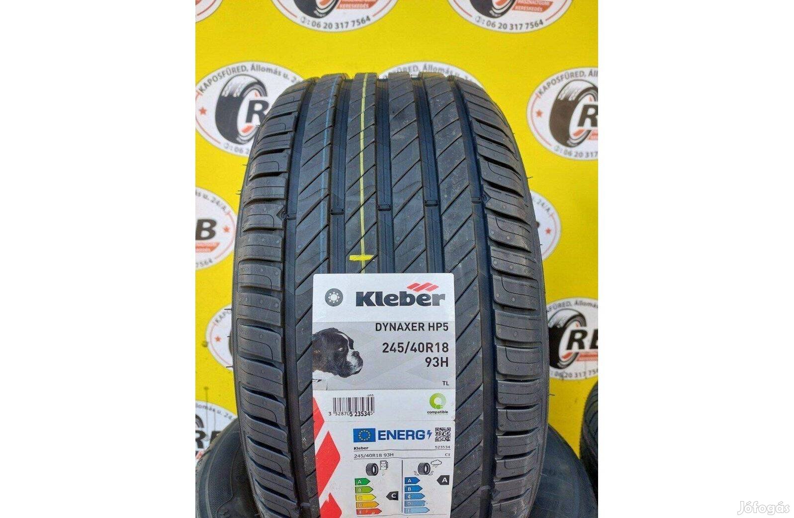 245/40 r18 Új Kleber nyári 2024, 43000ft/db