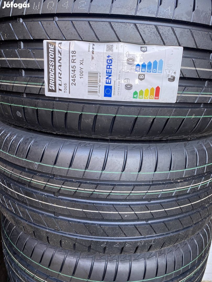 245/45R18 Bridgestone defektűrő nyári gumi 