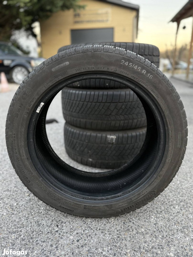 245/45R18 Continental téli gumi szett