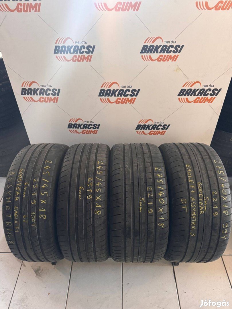 245/45R18 és 275/40R18 Goodyear nyári gumi eladó