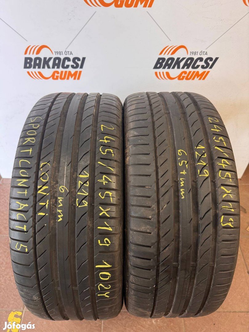 245/45R19 245 45 19 245/45x19 Continental nyári gumi eladó