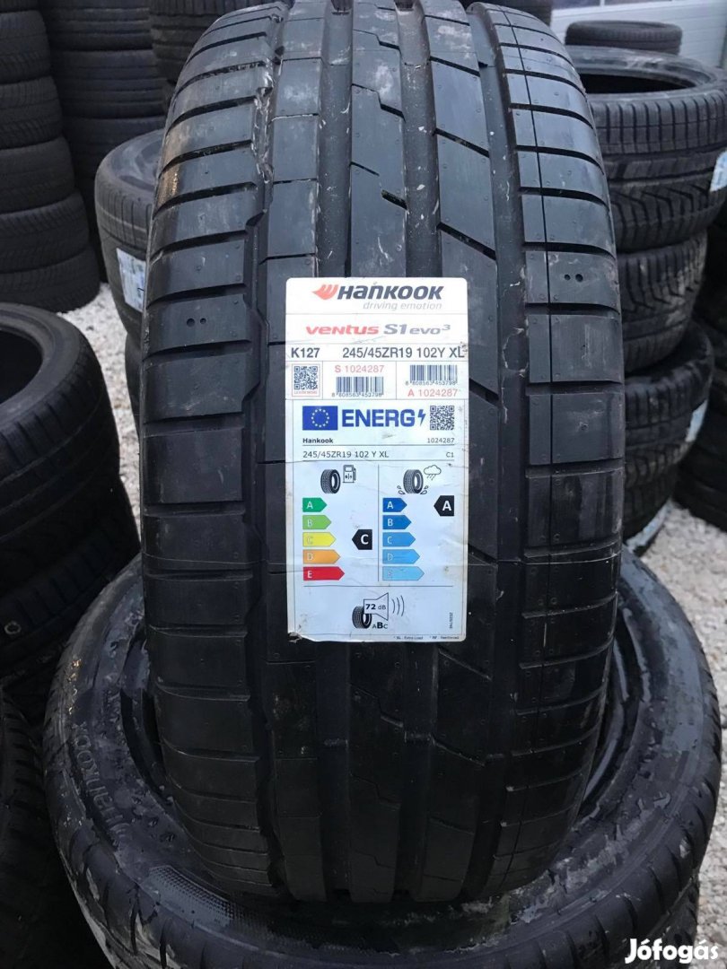 245/45R19 245/45 R19 új Hankook nyári gumi ÁR/db Dot22