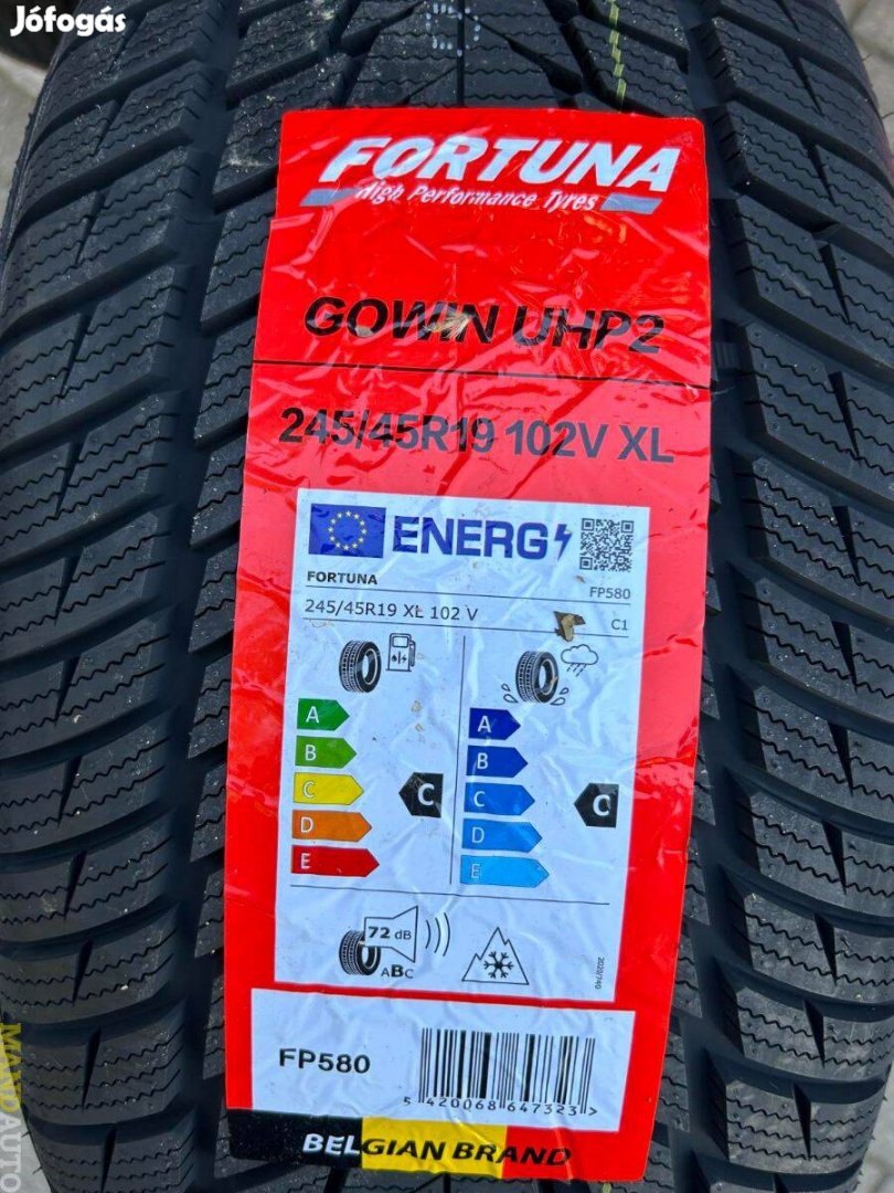 245/45R19 Fortuna Gowin UHP2(XL),Új téligumi