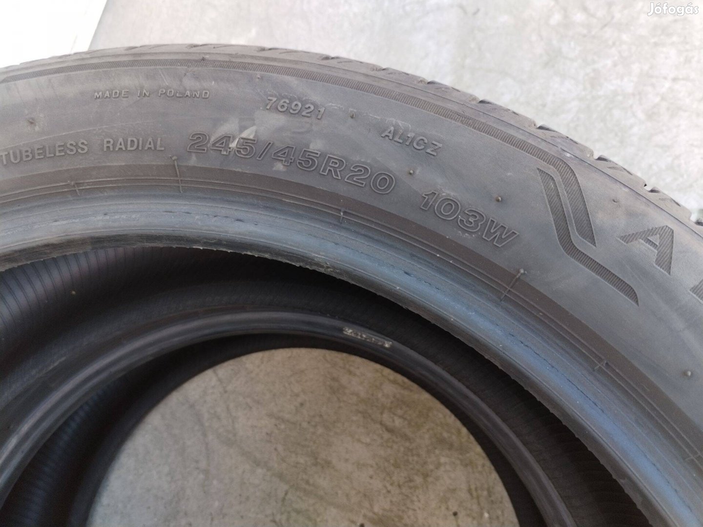 245 45 20 bridgestone RSC 245/45 R 20 nyári gumi 2 db