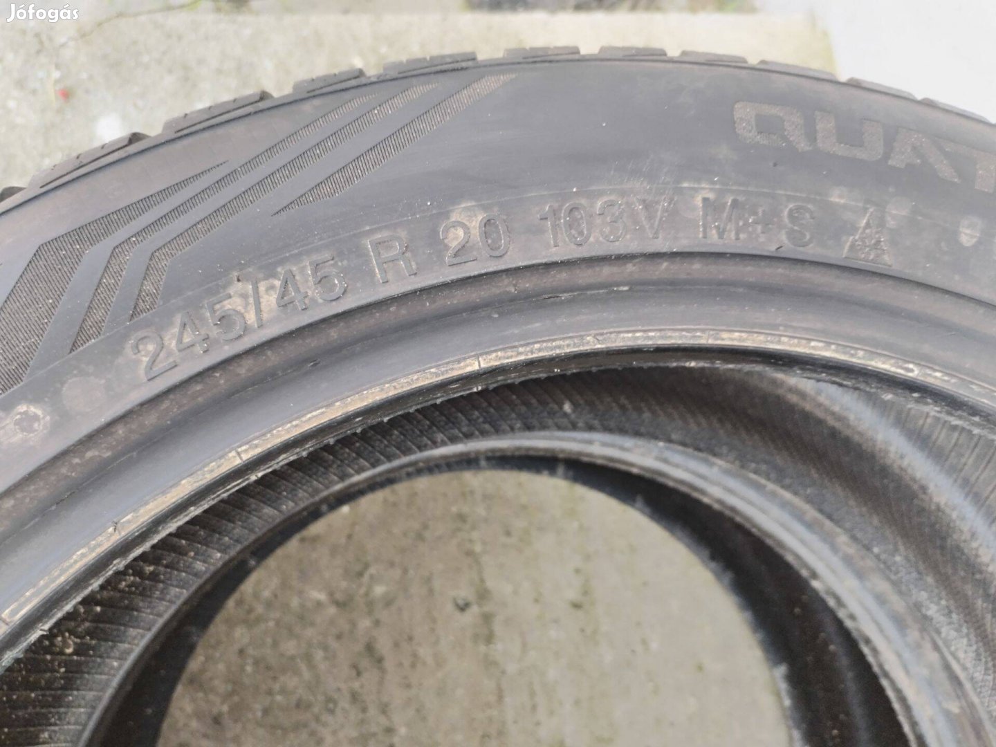 245 45 20 vredestein 245/45 R 20 4évszakos gumi 2 db 7 mm