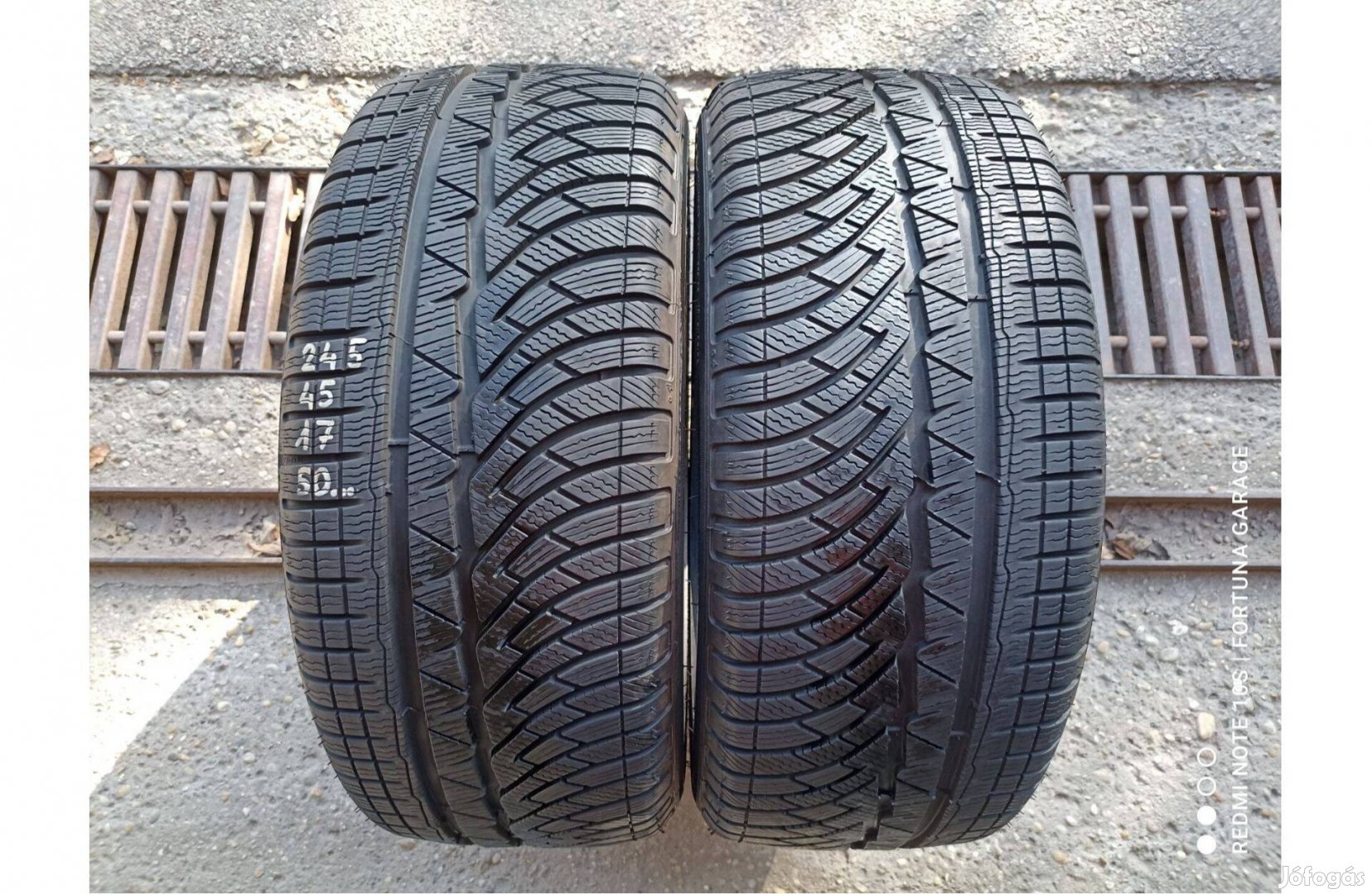 245/45 R17" Michelin Pilot Alpin újszerű téli gumik