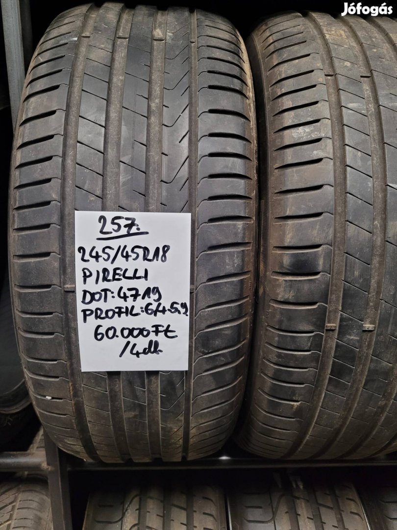 245/45 R18 Pirelli nyári gumik