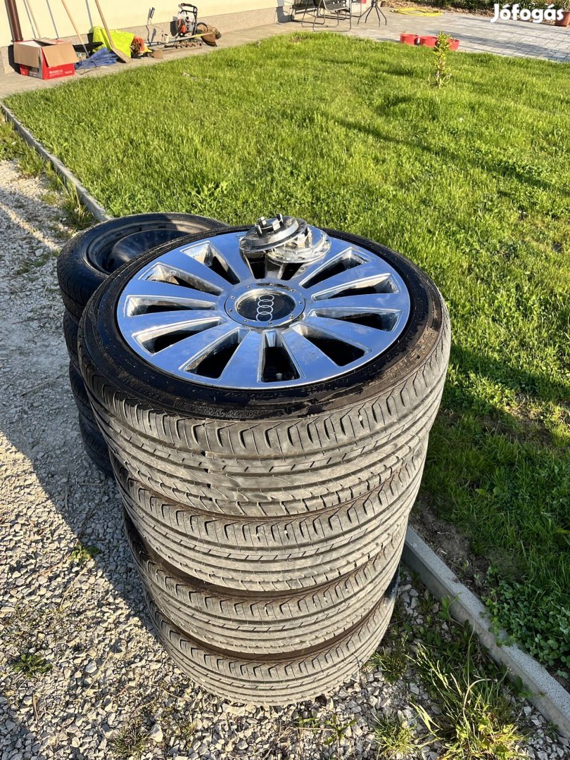 245/45 R19 újszerű gumik Ramses style 8,5J ET40 Mam felnivel 