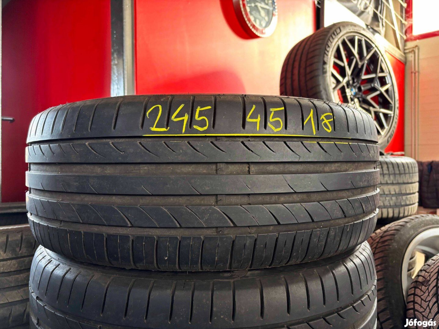245/45 r18 Tracmax 2023 nyárigumi 4db eladó 245/45r18 garnitúra