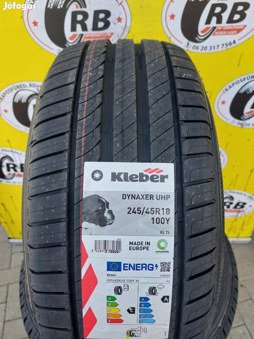 245/45 r18 Új Kleber nyári gumi 51500 Ft/db