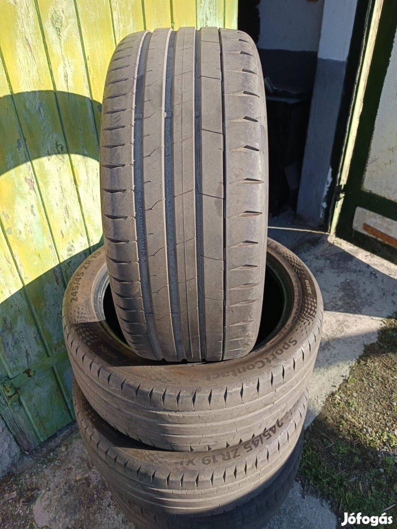 245/45 r19 2éves 2db Continental nyári gumi eladó