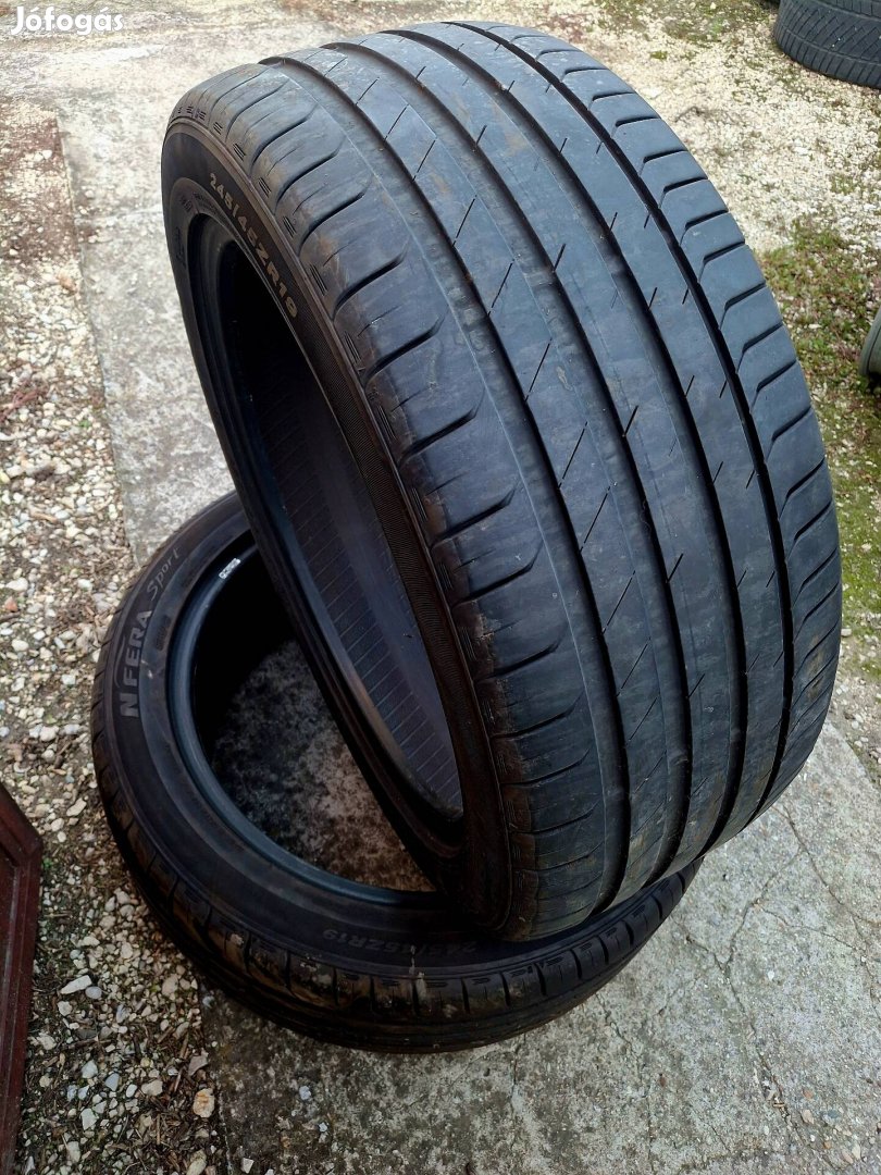 245/45 r19 nyári gumi 2db