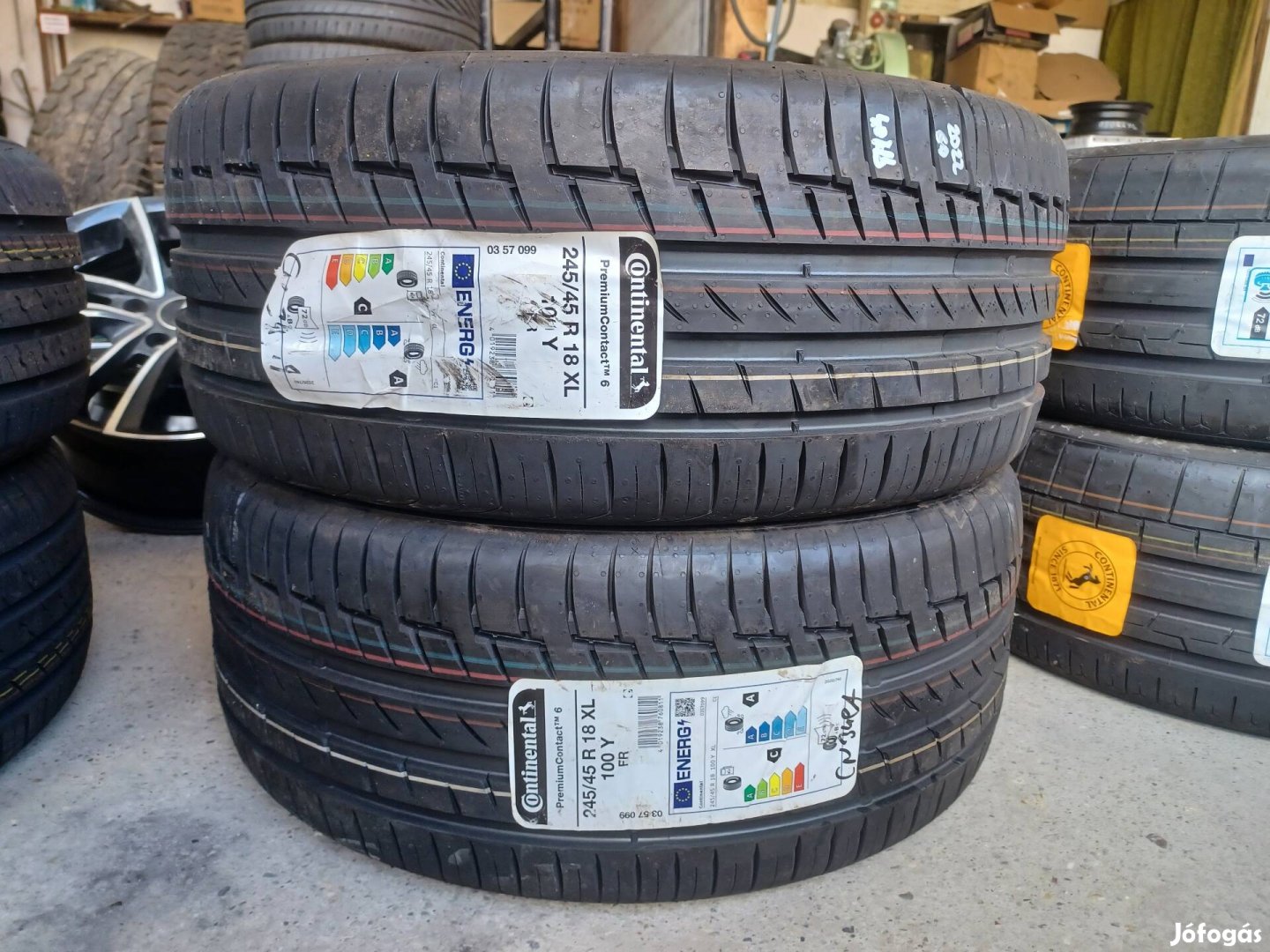 245/45r18 nyári 2db 0km-es Continental 