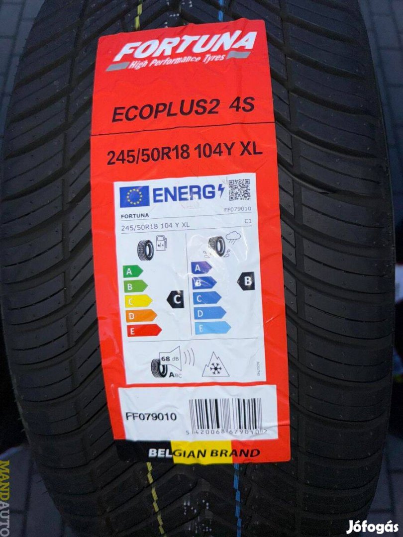 245/50R18 Fortuna Ecoplus2 4Season(XL),Új négy évszakos gumi