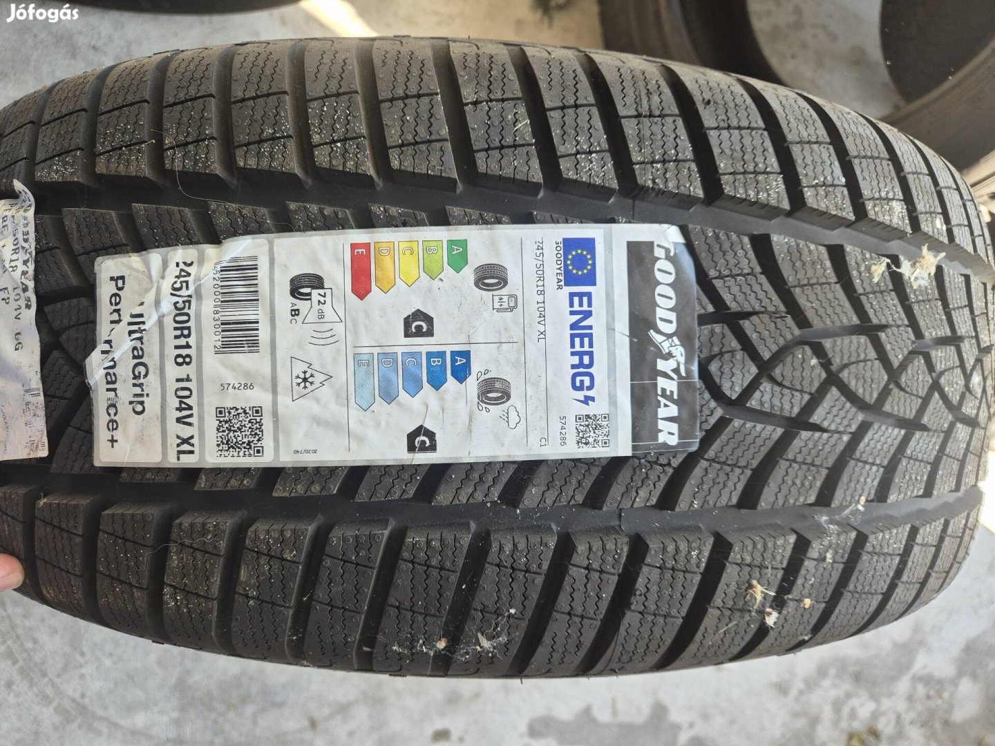 245/50r18 Goodyear Ultragrip P. 1db új téli gumi 2023-as 