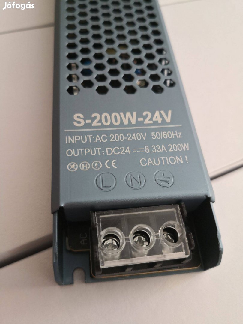 24V 8,33A és 12,5A 16,7A adapter tápegység Új! 200, 300 és 400 Watt a