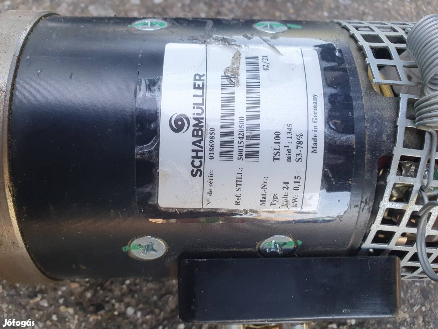 24V Dc motor, szöghajtás