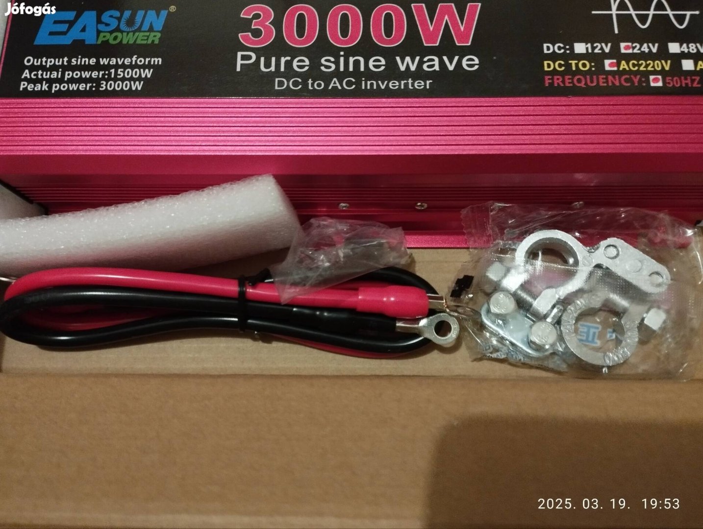 24/220 volt inverter 3000 watt