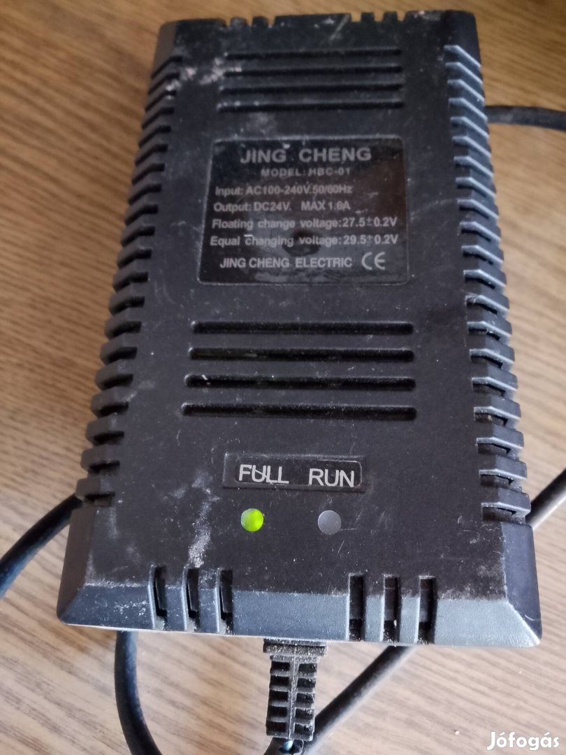 24 V elektromos robogó kerékpár töltő, hibátlan tesztelt