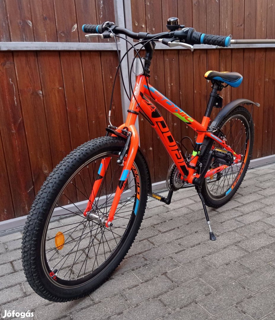 24" Polar MTB Gyermek kerékpár (narancs-fekete-kék)