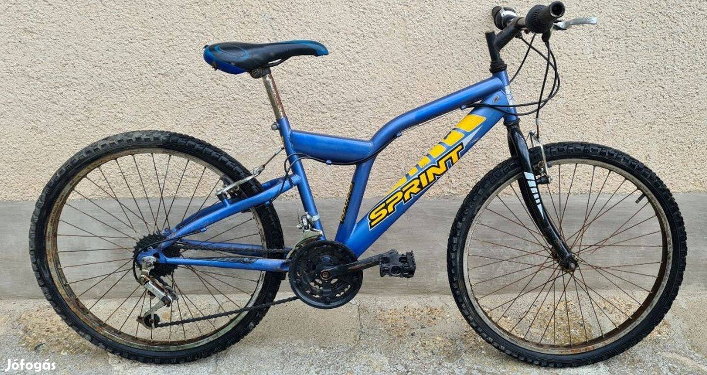 24" kék Sprint mountain bike MTB küldve is