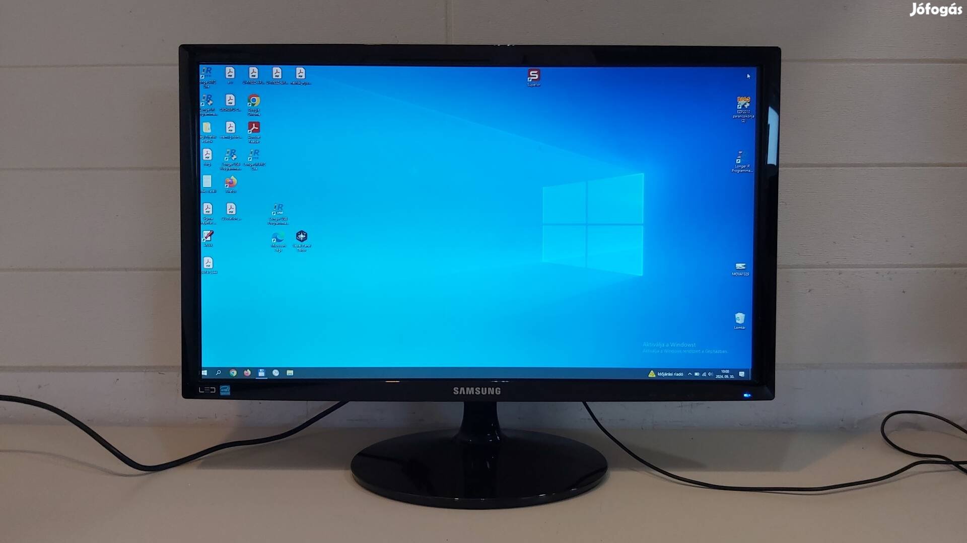 24"-os full-HD Samsung LED monitor jó állapotban eladó