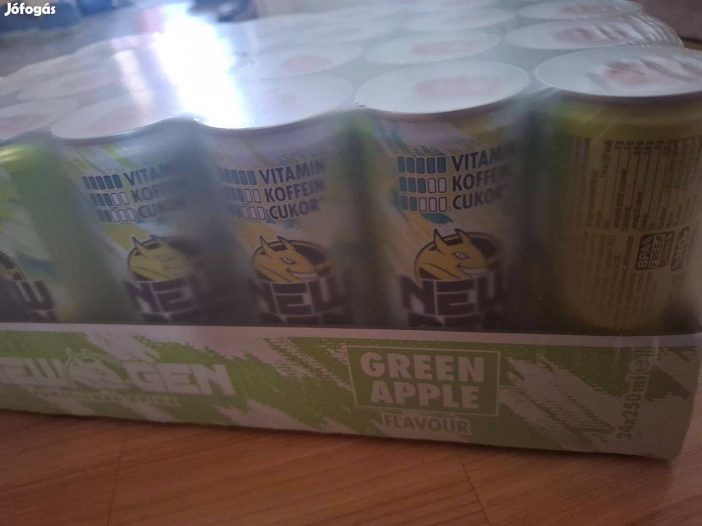 24 darab Hell new gen zöldalmás ital