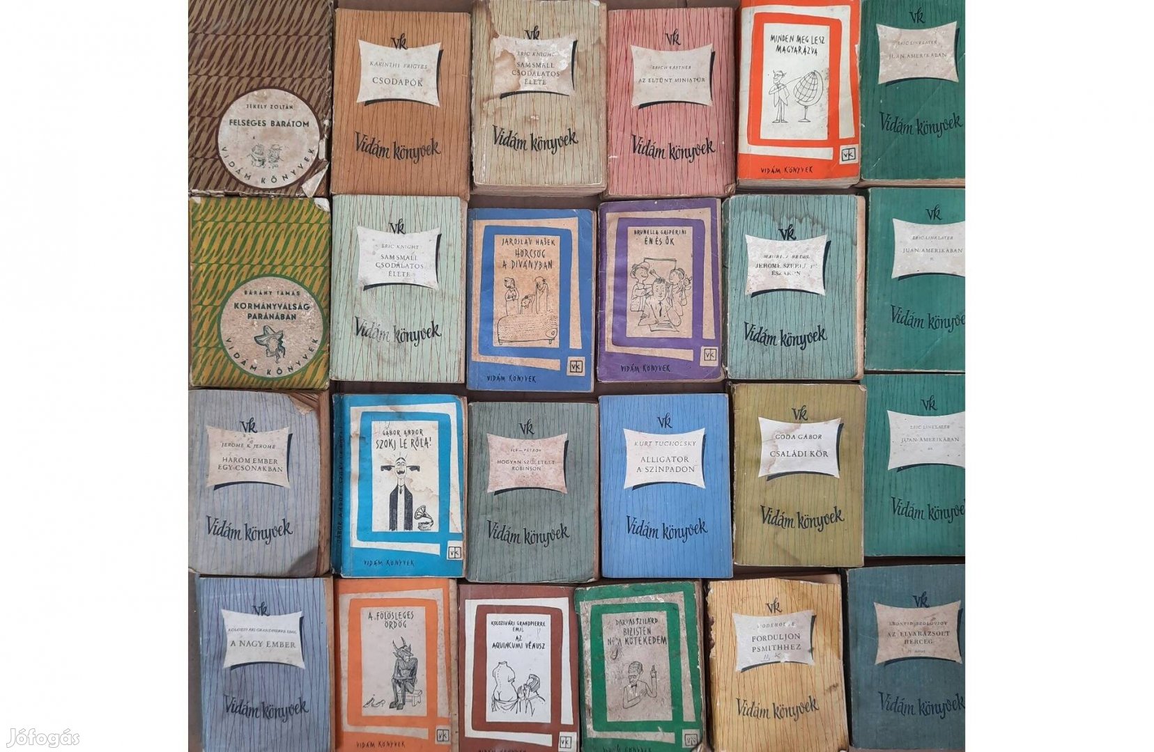 24 darab kiadvány eladó a Vidám Könyvek sorozatból
