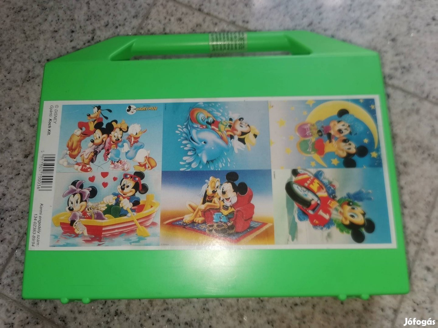 24 darabos puzzle kockák, Walt Disney, 3 éves kortól, dobozában