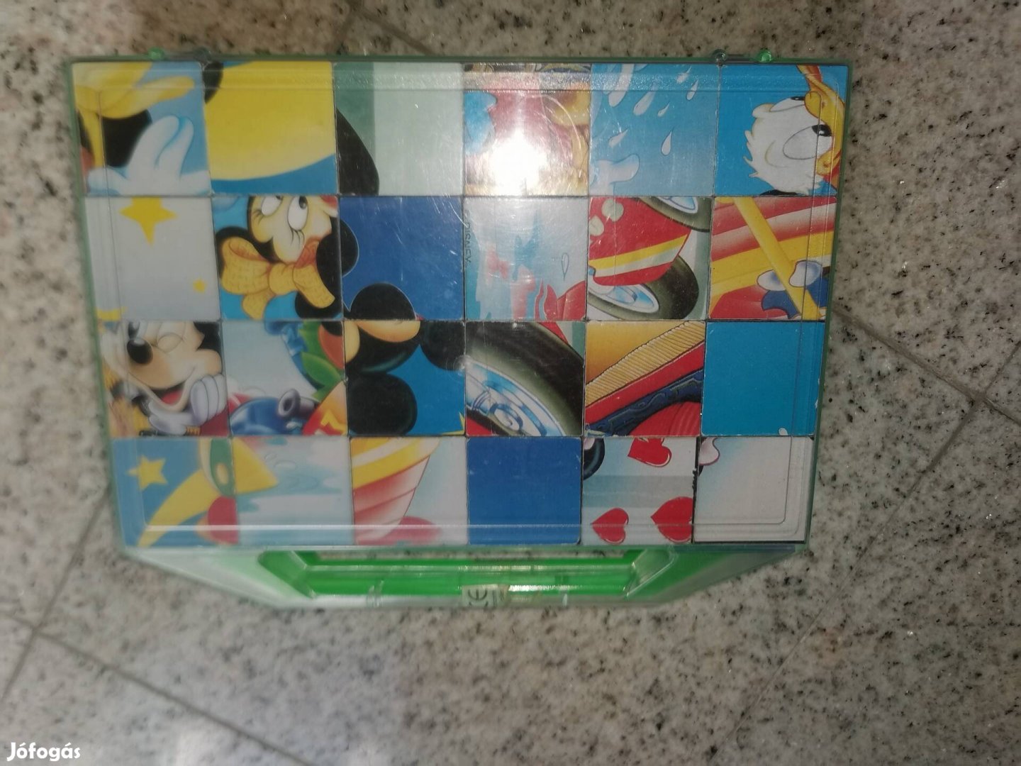 24 darabos puzzle kockák, Walt Disney , 3 éves kortól, dobozában