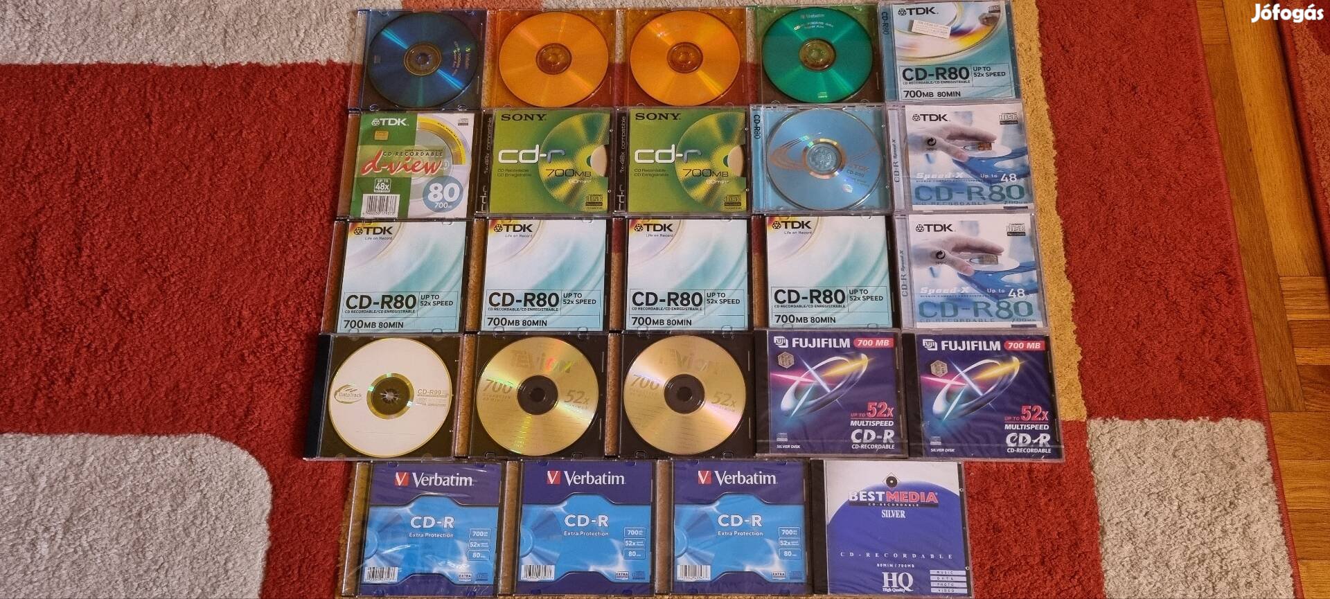 24 db Írható cd