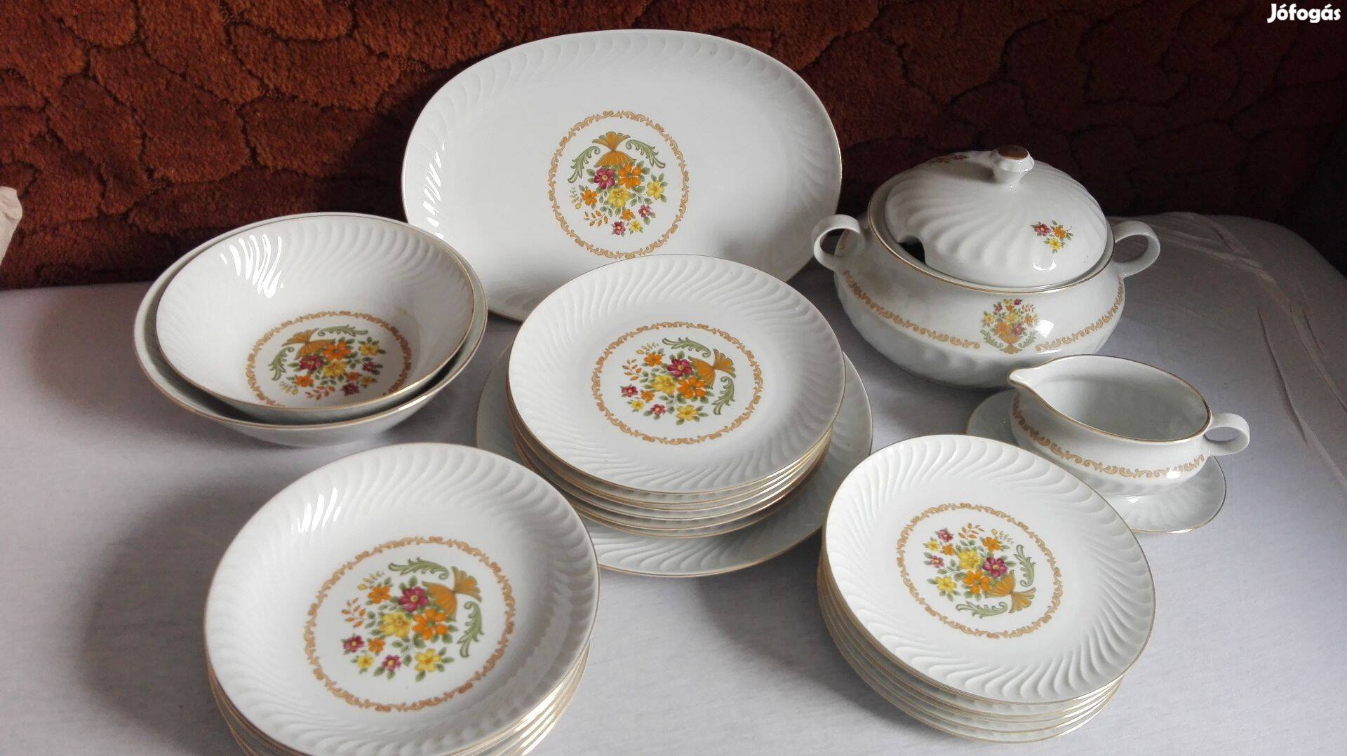24 db-os Bavaria 182 porcelán étkészlet (nem volt használva)