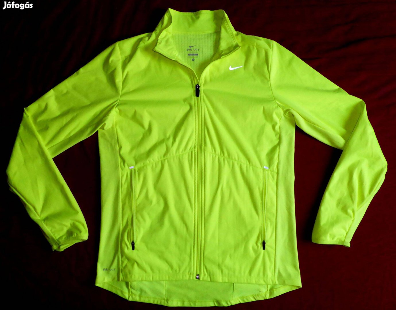 24ezres Nike M méretű láthatósági neon zöld futó sport felső olcsón