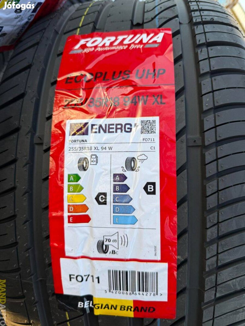 255/35R18 Fortuna Ecoplus UHP(XL),Új nyárigumi