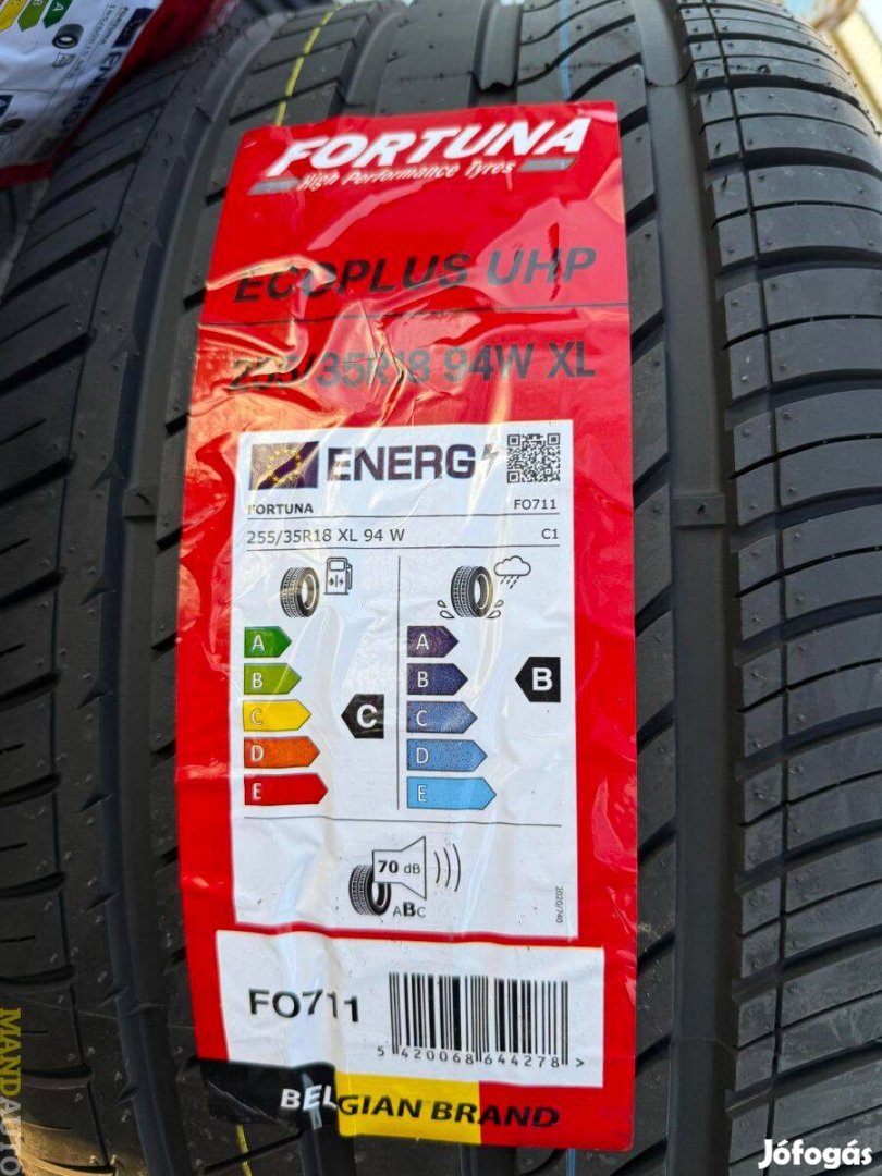 255/35R18 Fortuna Ecoplus UHP(XL),Új nyárigumi