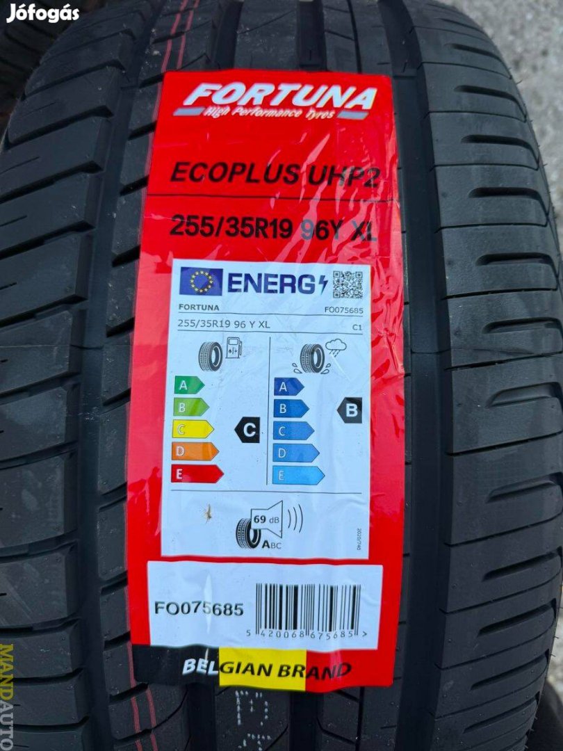 255/35R19 Fortuna Ecoplus UHP2(XL),Új nyárigumi