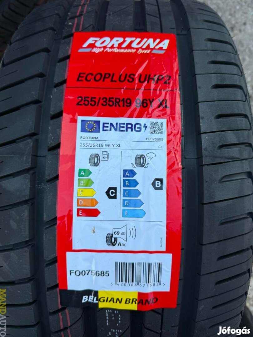 255/35R19 Fortuna Ecoplus UHP2(XL),Új nyárigumi