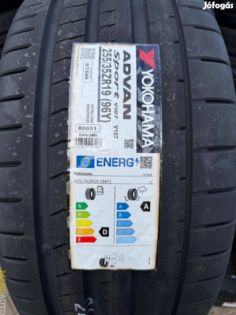 255/35R19 Yokohama Advan Sport V107(XL)